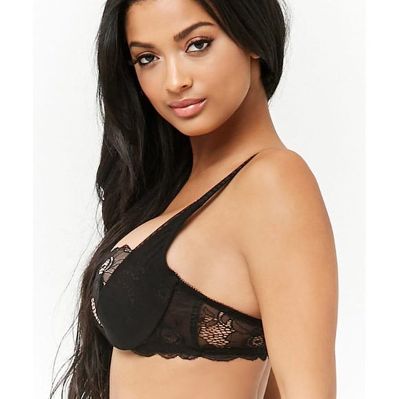 Frederick's of Hollywood Valerie Push Up Bra & Thong Set 36C/L - Picture 2 of 10